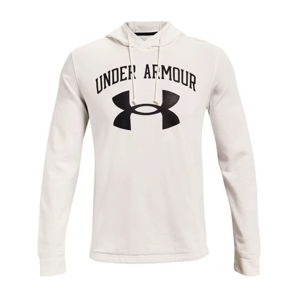 Pánská mikina Under Armour  RIVAL TERRY BIG LOGO HD white XXL
