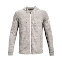 Pánská Mikina Under Armour RIVAL TERRY FZ HD bílá, MD