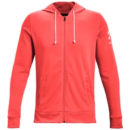 Pánská Mikina Under Armour RIVAL TERRY FZ HD červená