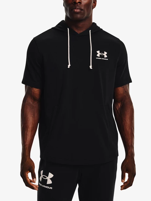 Pánská mikina Under Armour  Rival Terry LC SS HD-BLK M