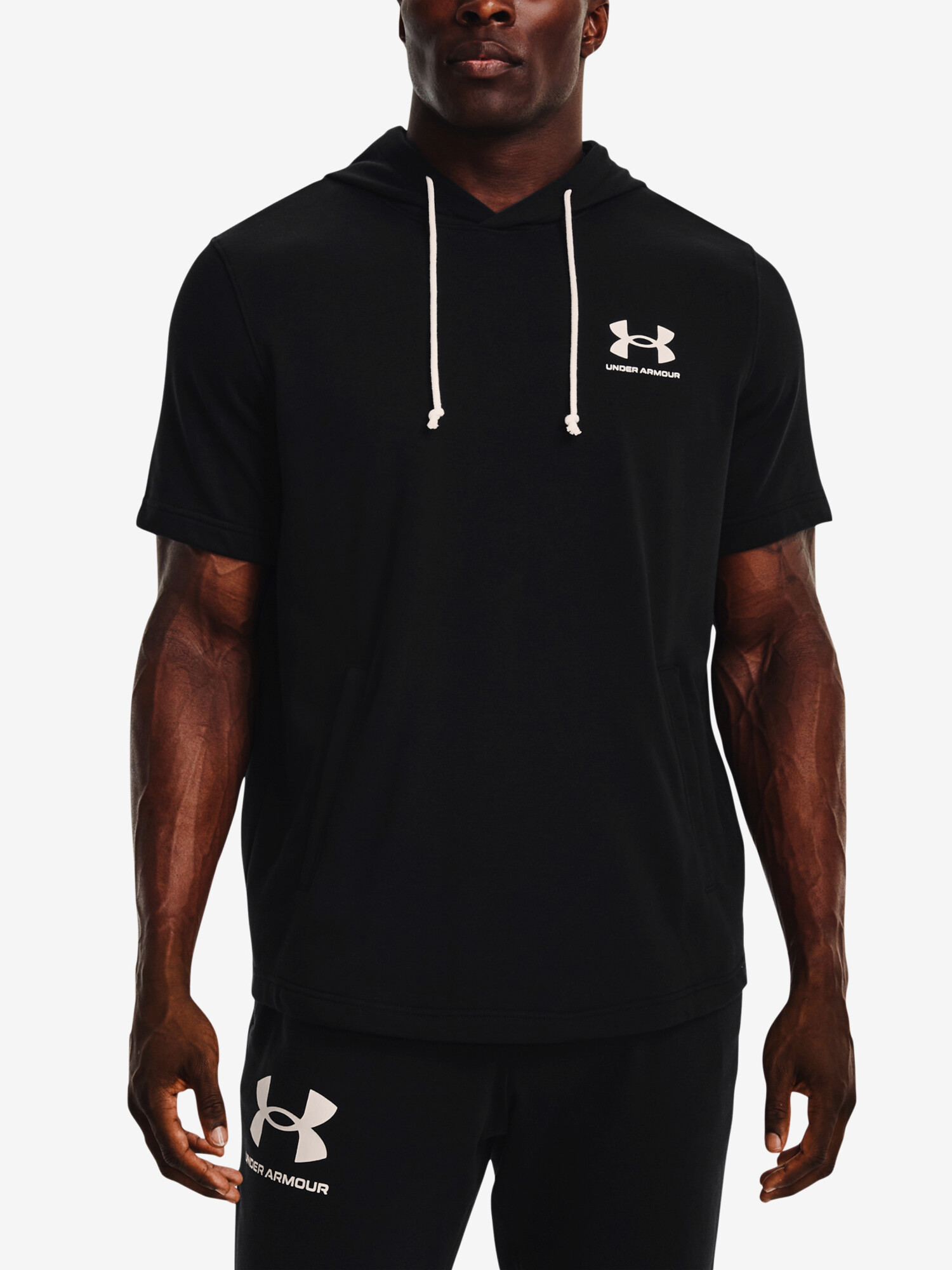 Product detail of Pánská mikina Under Armour  Rival Terry LC SS HD-BLK M