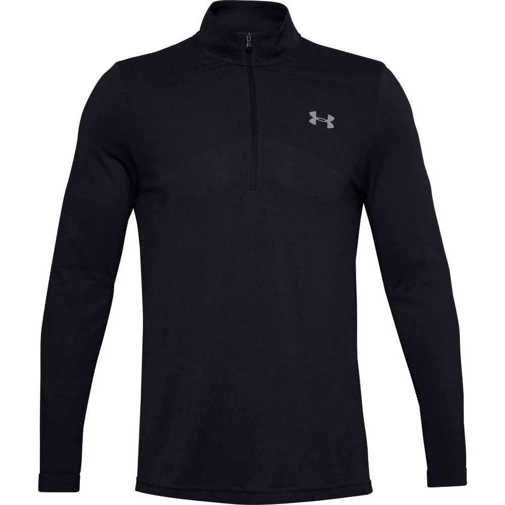 Pánská Mikina Under Armour Seamless 1/2 Zip černá
