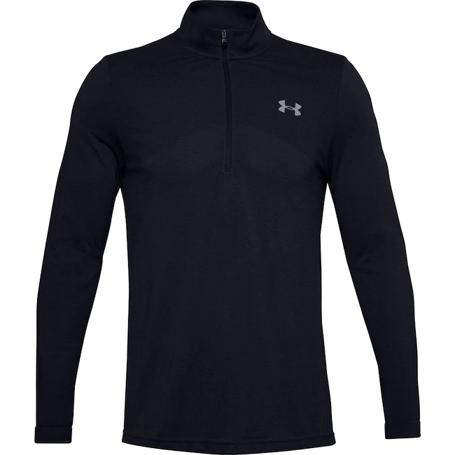 Pánská Mikina Under Armour Seamless 1/2 Zip černá