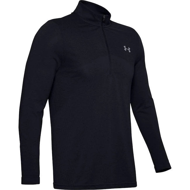 Pánská Mikina Under Armour Seamless 1/2 Zip černá