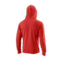 Pánská mikina Wilson  Equip Eco Cotton PO Hoody-Slimfit Molten Lava