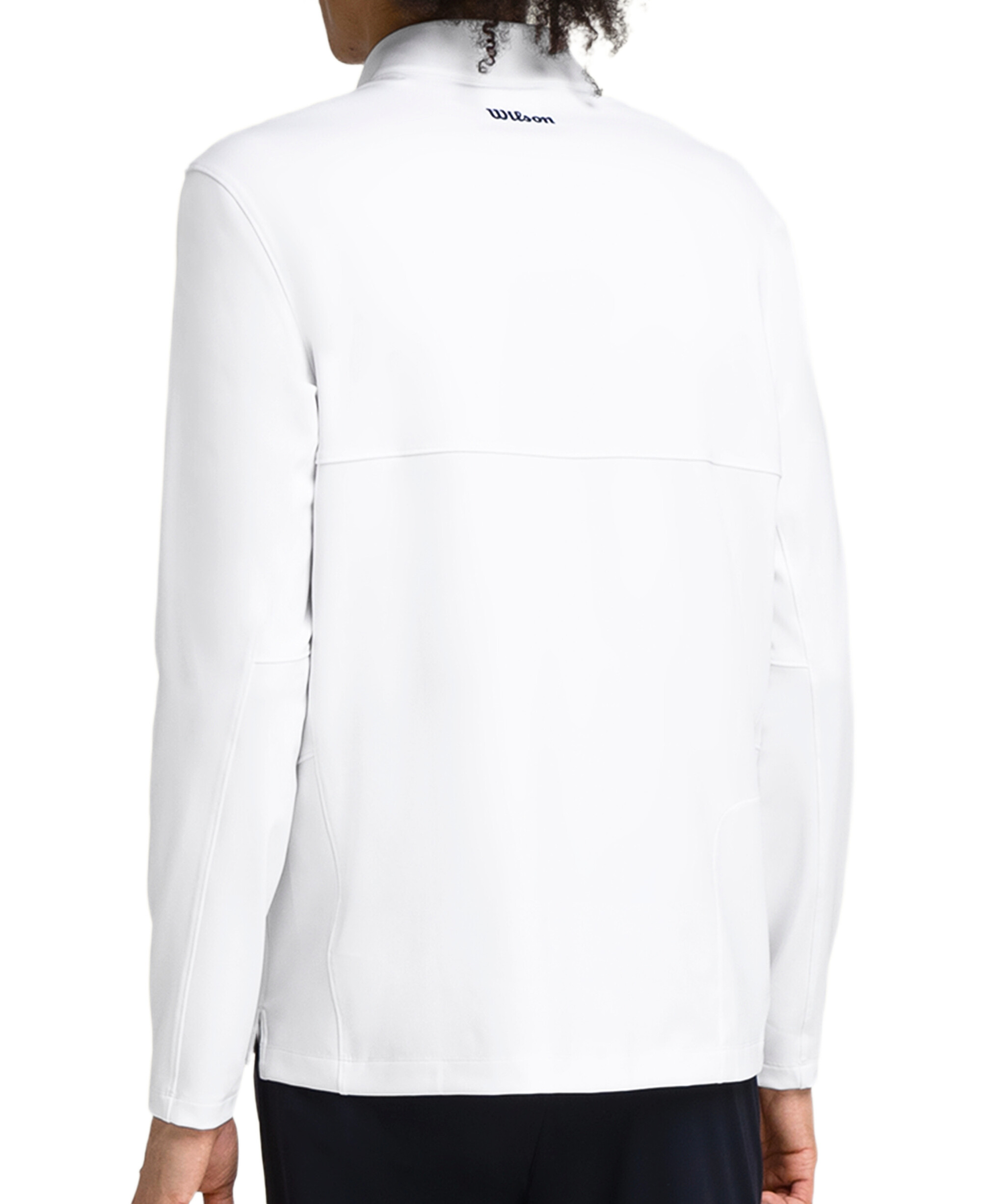 Pánská mikina Wilson  M Elevate Performance 1/2 Zip Bright White M - thumb (1)
