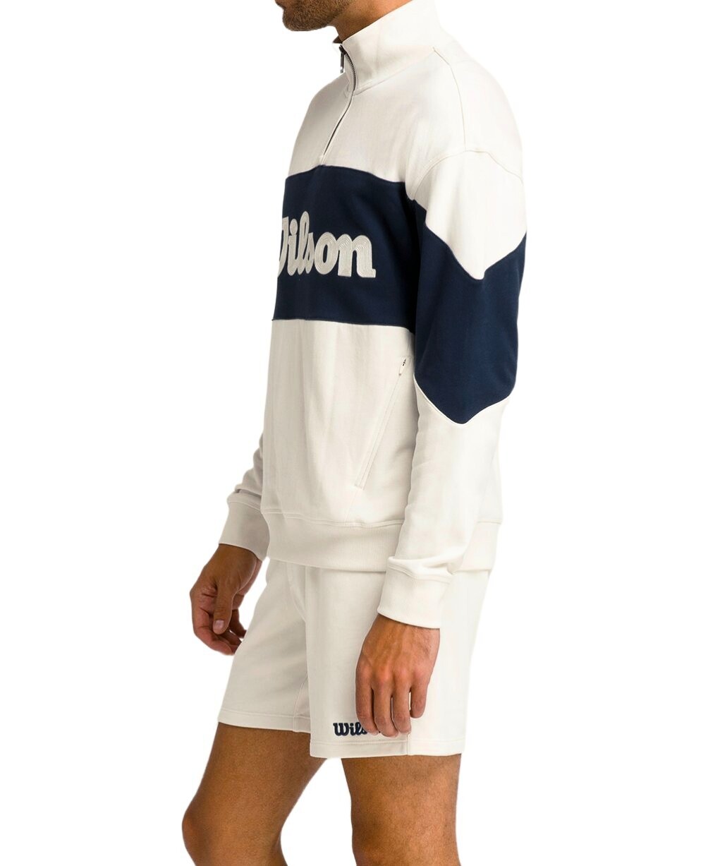 Pánská mikina Wilson  M Parkside Half-Zip Sandrift L - thumb (2)