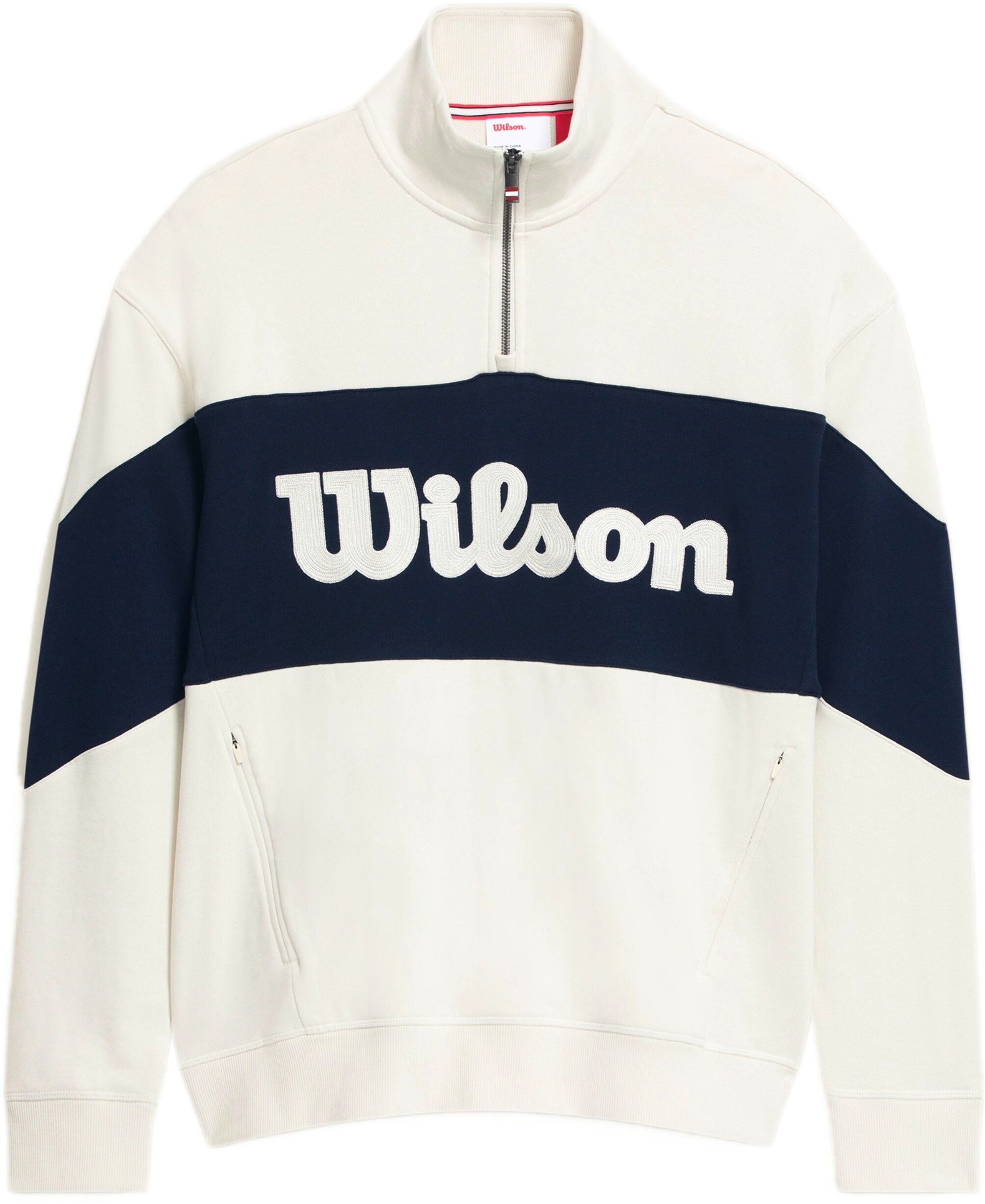 Pánská mikina Wilson  M Parkside Half-Zip Sandrift L - thumb (3)