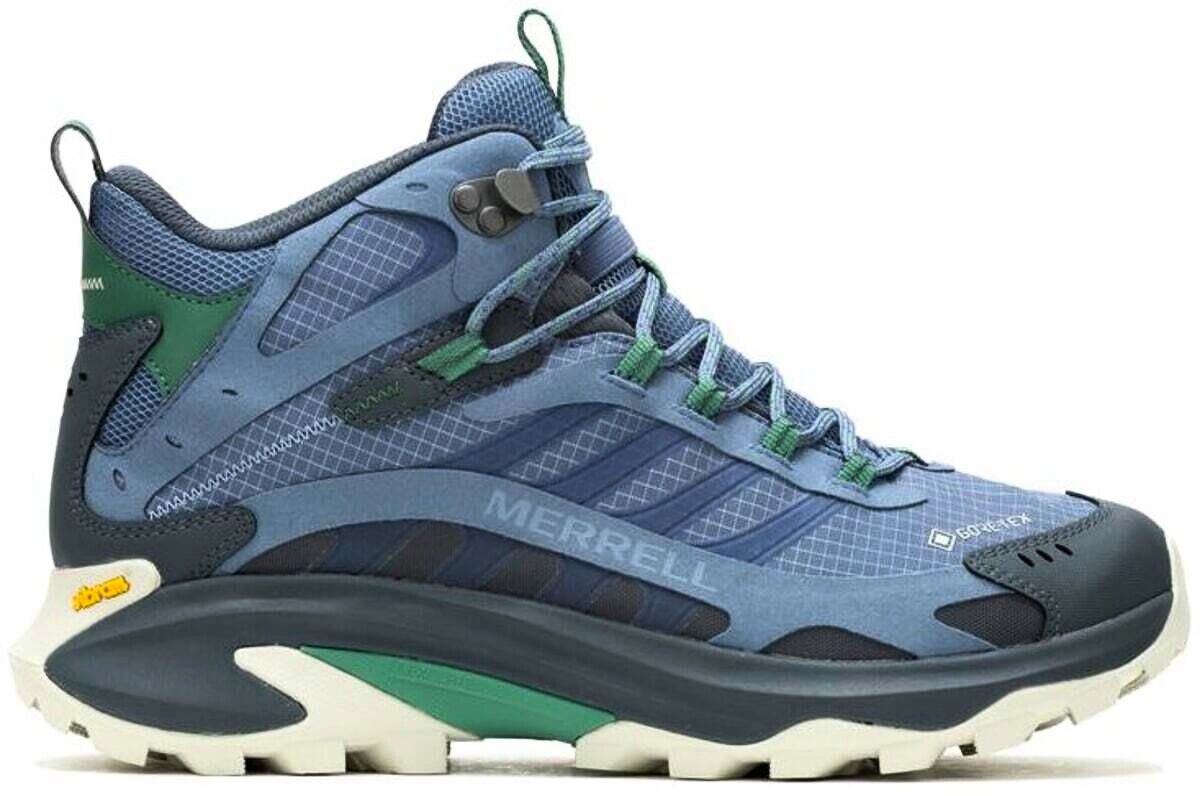 Product detail of Pánská outdoorová obuv Merrell  Moab Speed 2 Mid Gtx Steel Blue  UK 8,5