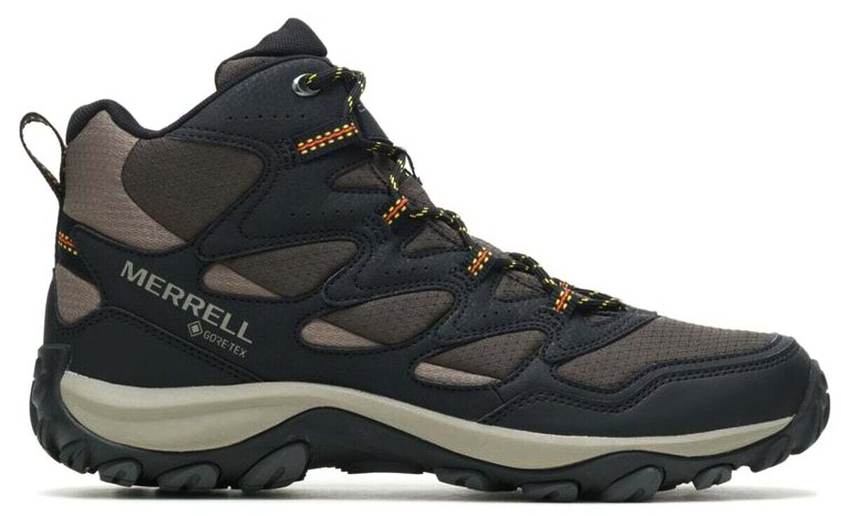 Product detail of Pánská outdoorová obuv Merrell  West Rim Sport Mid Gtx Black/Beluga  UK 10