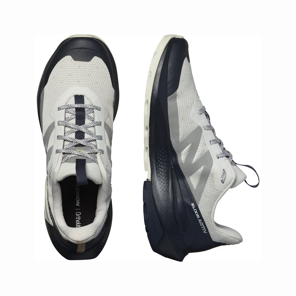 Pánská outdoorová obuv Salomon  ELIXIR ACTIV Glacier Gray/Carbon/Slate Green