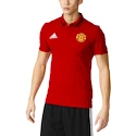 Pánská polokošile adidas Manchester United FC Anthem Red