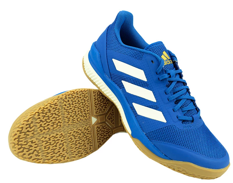 Pánská sálová obuv adidas Stabil Bounce Blue/White - EUR 46