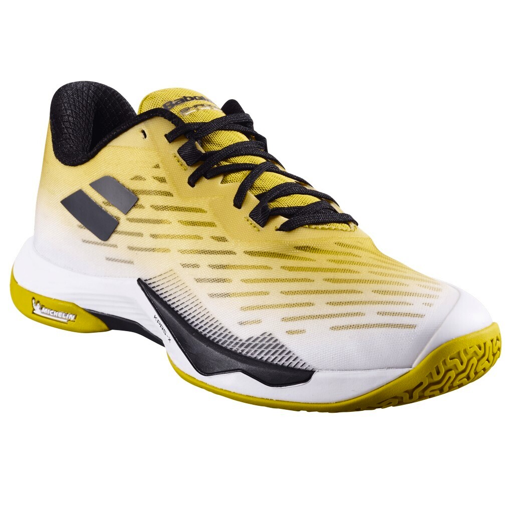 Pánská sálová obuv Babolat  Shadow Tour 5 Men White/Gold  EUR 42 - thumb (1)