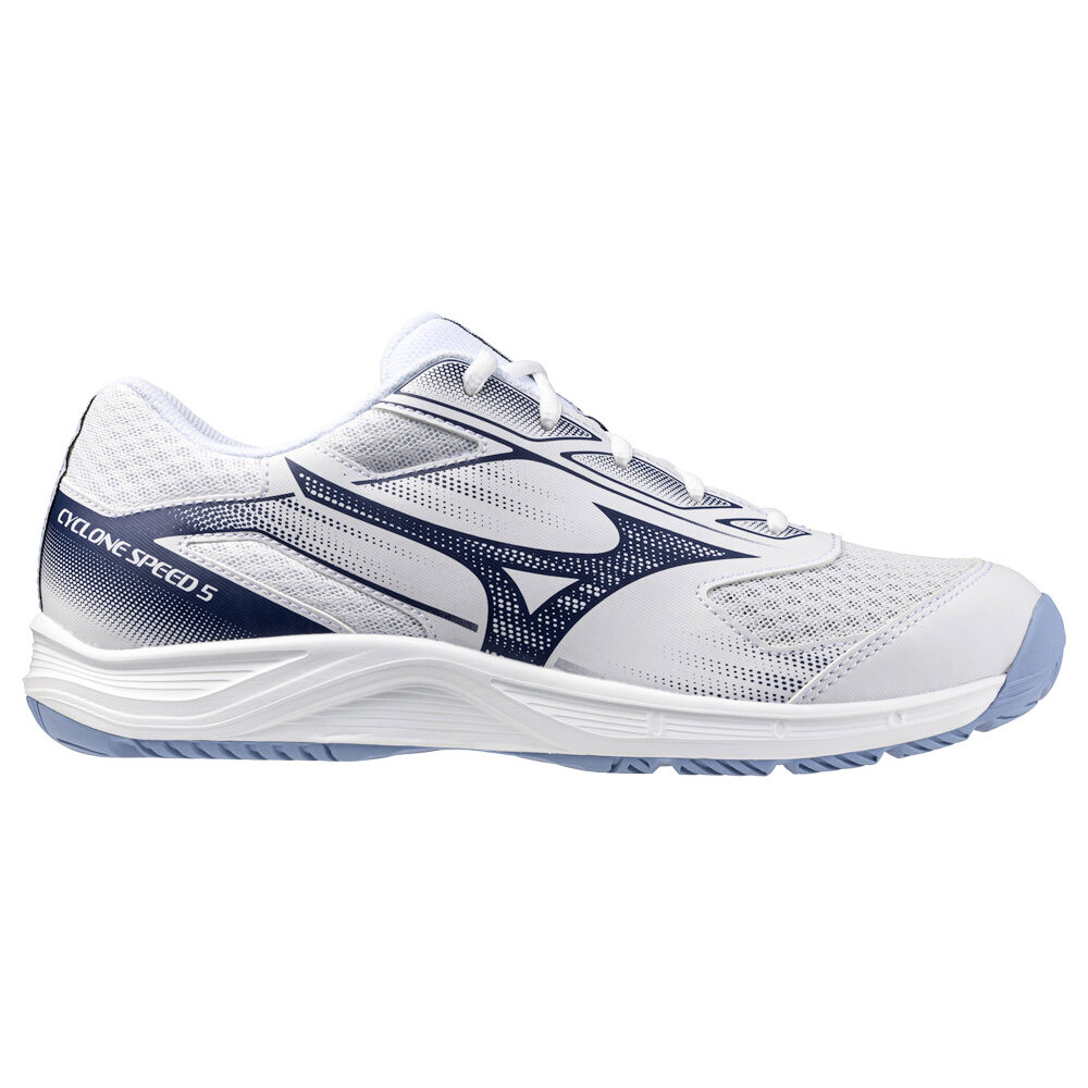 Product detail of Pánská sálová obuv Mizuno  Cyclone Speed 5 White/Bellwether Blue  EUR 47