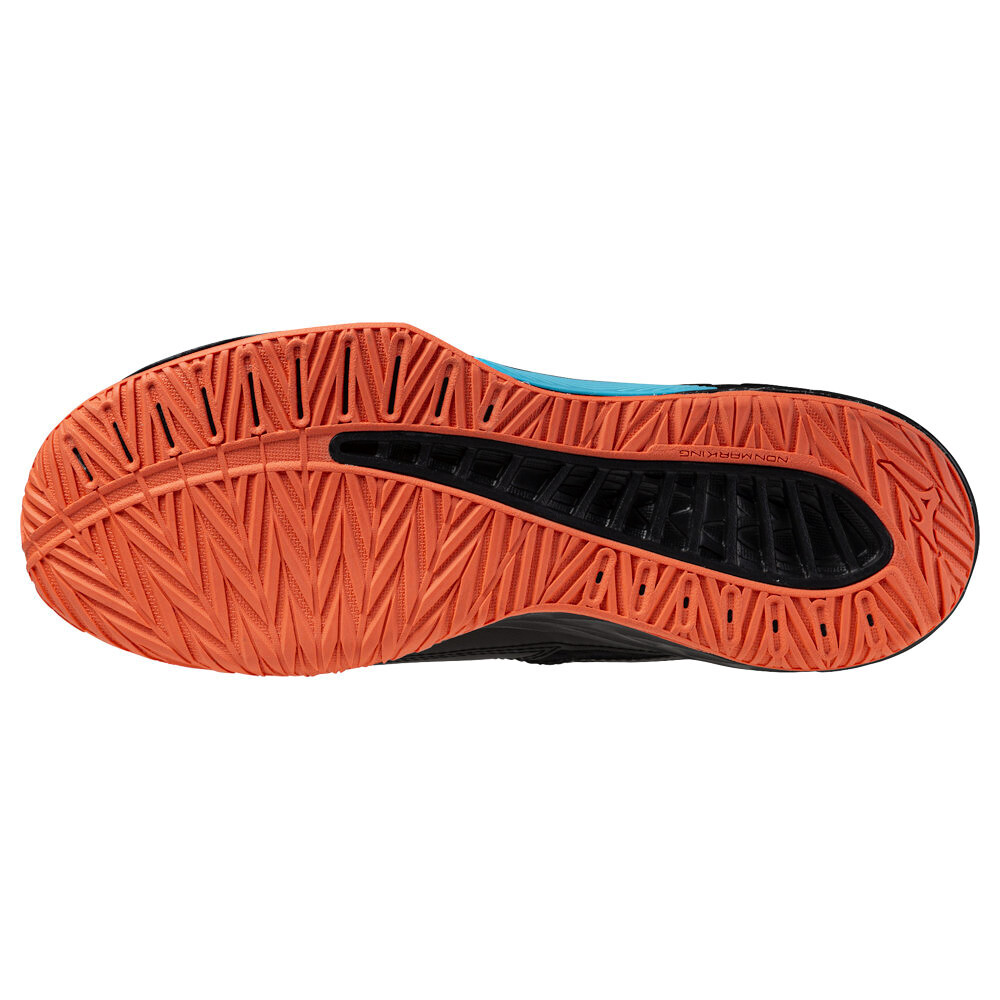 Pánská sálová obuv Mizuno  Thunder Blade Z Black/Neon Flame  EUR 42,5 - thumb (2)