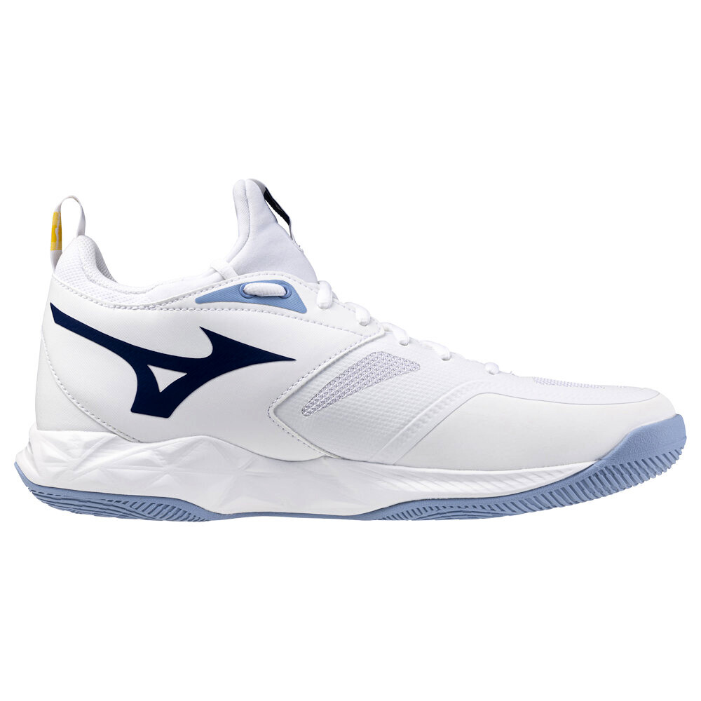 Pánská sálová obuv Mizuno  Wave DIMENSION White/Bellwether Blue  EUR 44 - thumb (4)
