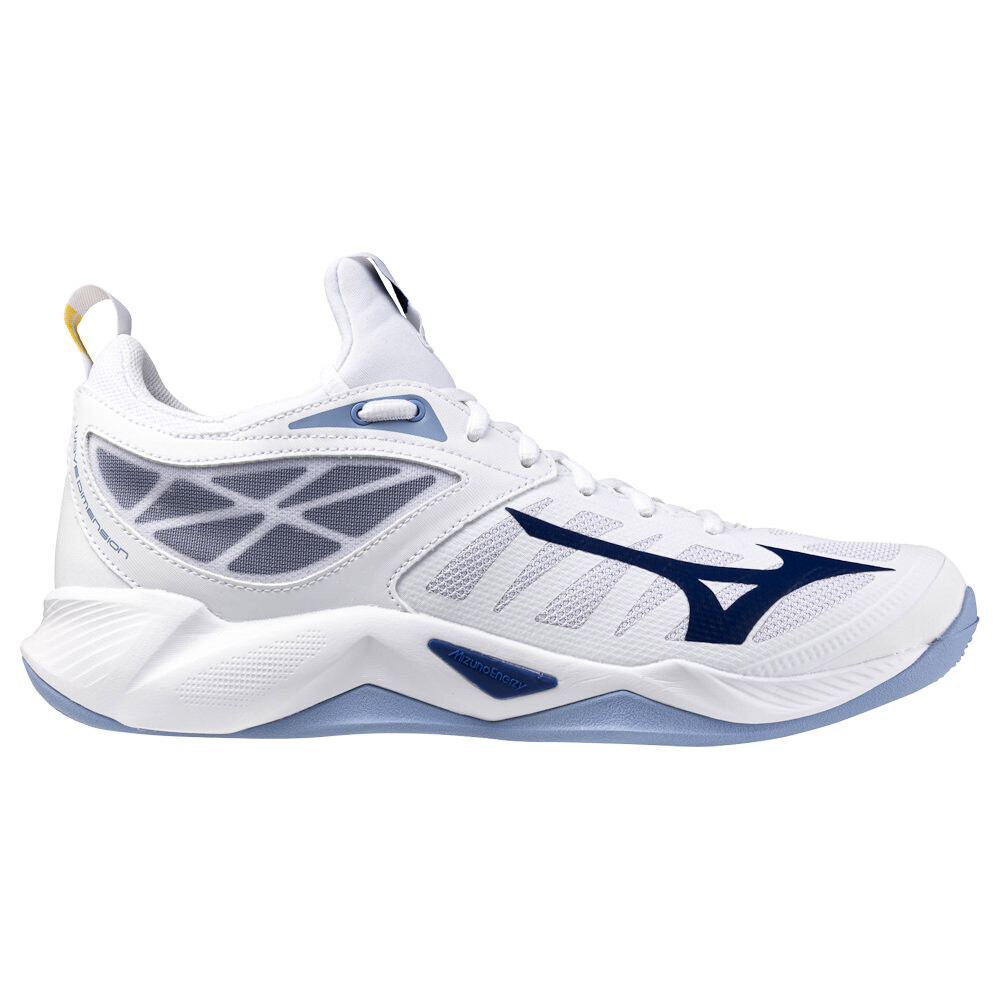 Product detail of Pánská sálová obuv Mizuno  Wave DIMENSION White/Bellwether Blue  EUR 46,5