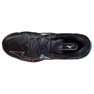 Pánská sálová obuv Mizuno  Wave Lightning Z8 Black/Neon Flame  EUR 42,5