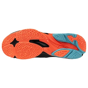 Pánská sálová obuv Mizuno  Wave Lightning Z8 Black/Neon Flame  EUR 42,5