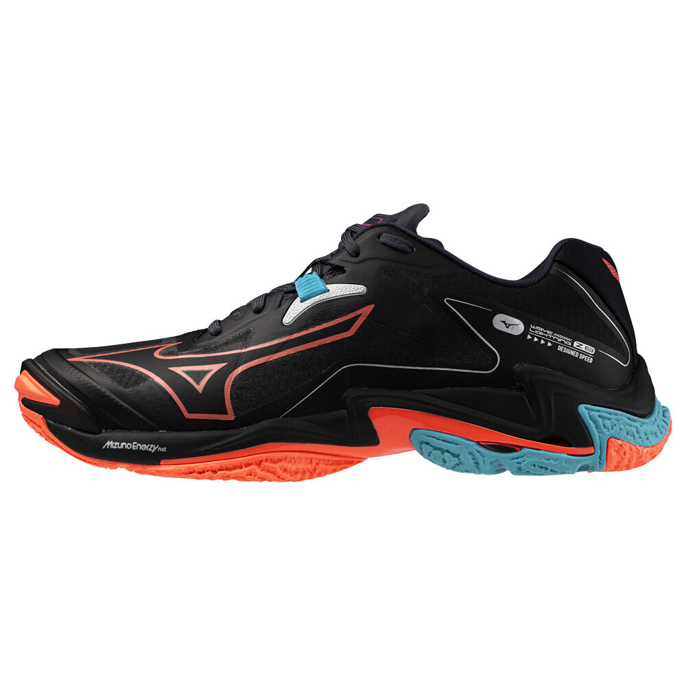 Pánská sálová obuv Mizuno  Wave Lightning Z8 Black/Neon Flame  EUR 46,5 - thumb (4)