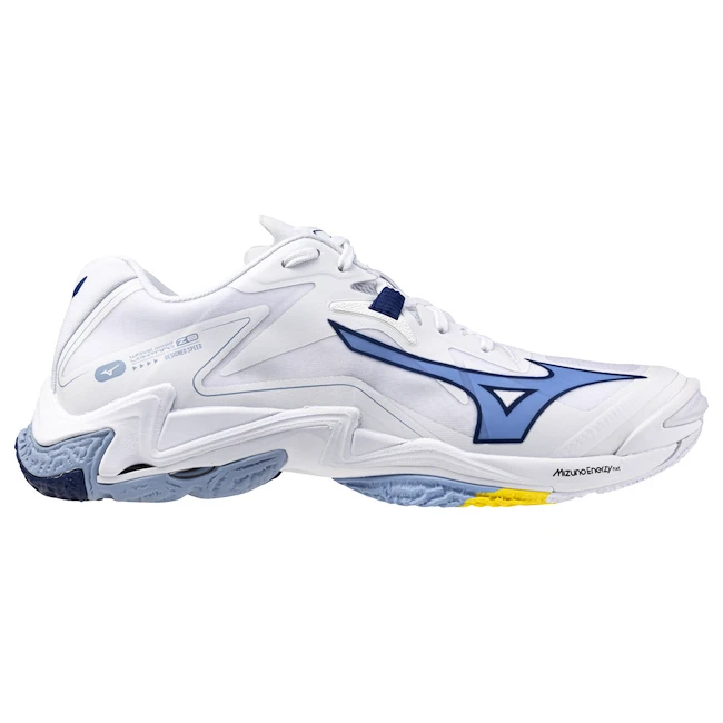 Pánská sálová obuv Mizuno  Wave Lightning Z8 White/Bellwether Blue