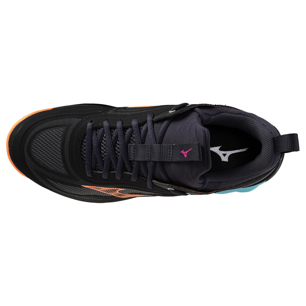Pánská sálová obuv Mizuno  Wave LUMINOUS 3 Black/Neon Flame  EUR 44 - thumb (1)
