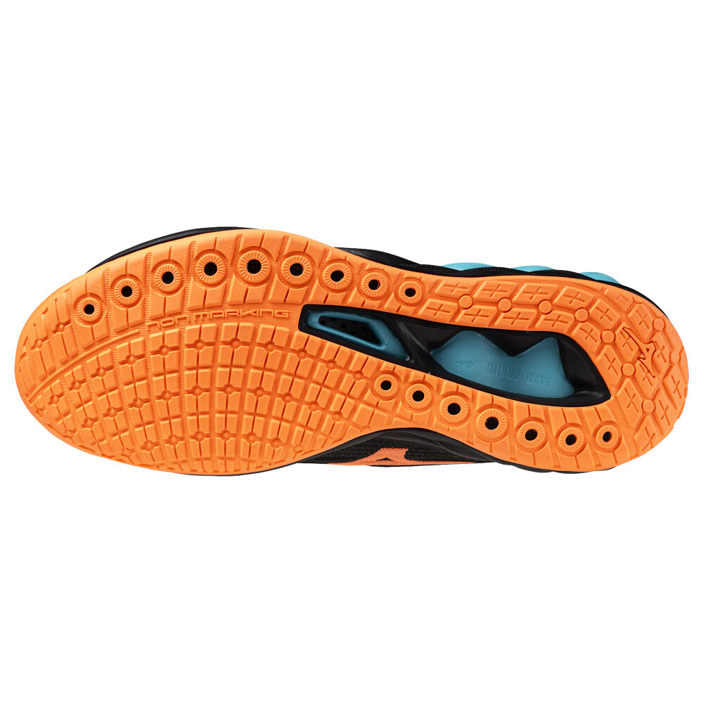 Pánská sálová obuv Mizuno  Wave LUMINOUS 3 Black/Neon Flame  EUR 44 - thumb (2)