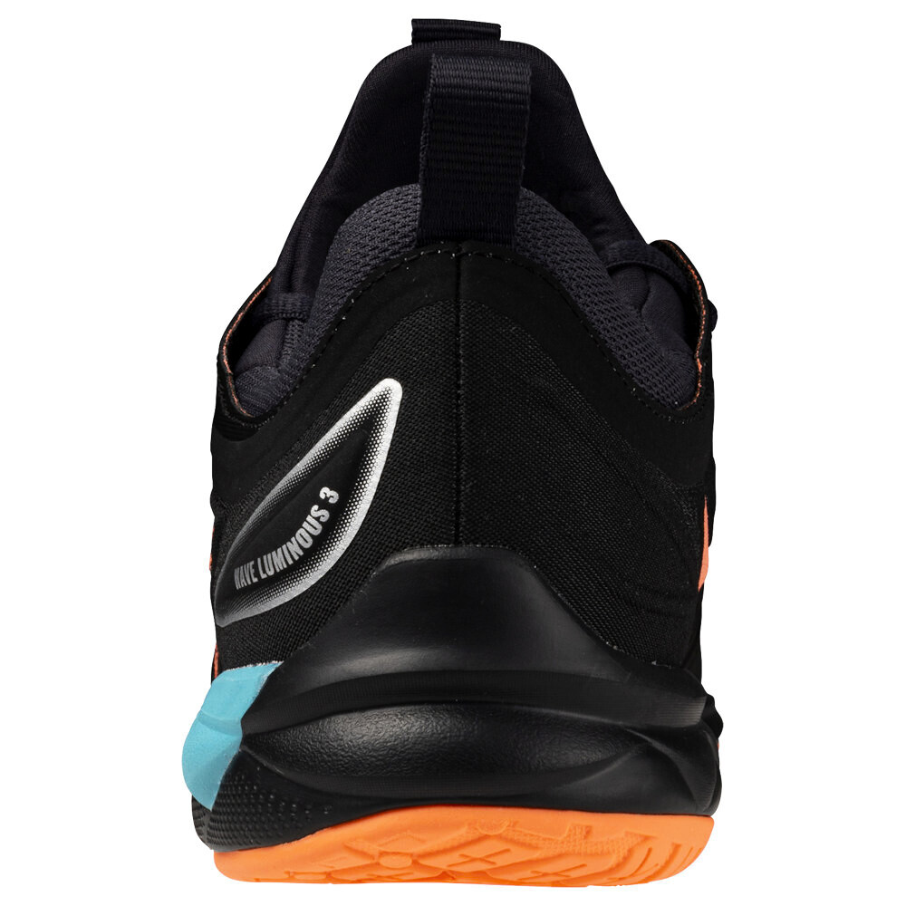 Pánská sálová obuv Mizuno  Wave LUMINOUS 3 Black/Neon Flame  EUR 44 - thumb (3)