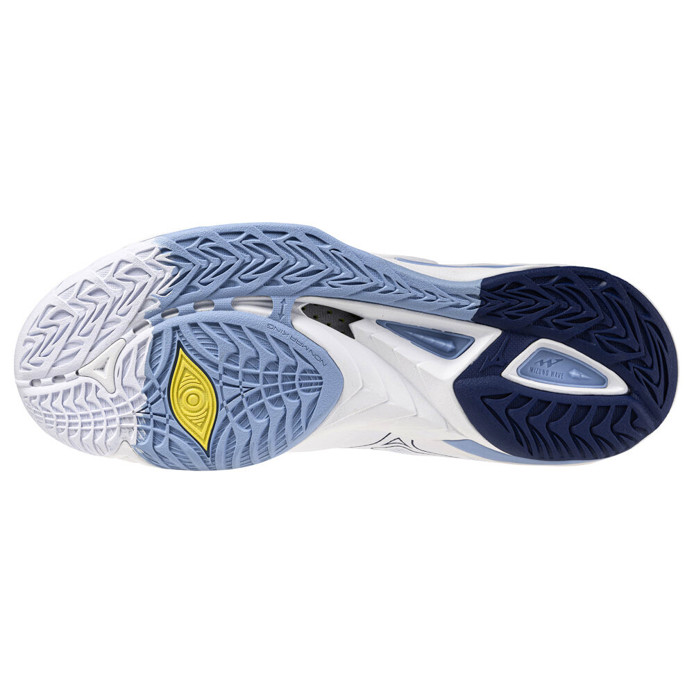 Pánská sálová obuv Mizuno  Wave MIRAGE 5 White/Bellwether Blue  EUR 48,5 - thumb (2)