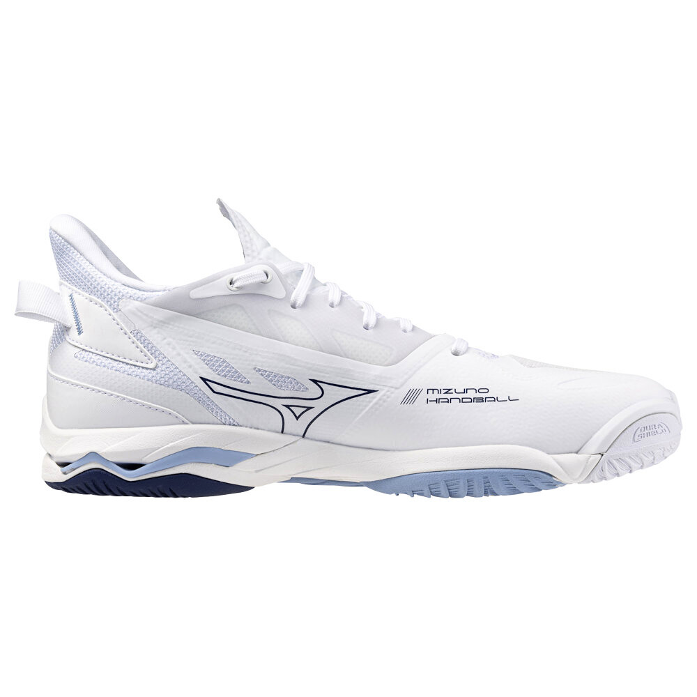 Pánská sálová obuv Mizuno  Wave MIRAGE 5 White/Bellwether Blue  EUR 48,5 - thumb (4)