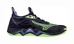 Pánská sálová obuv Mizuno  WAVE MOMENTUM 3 Evening Blue/Techno Green/Iolite