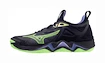 Pánská sálová obuv Mizuno  WAVE MOMENTUM 3 Evening Blue/Techno Green/Iolite