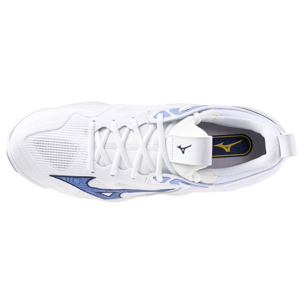Pánská sálová obuv Mizuno  Wave MOMENTUM 3 White/Bellwether Blue  EUR 44 - thumb (1)