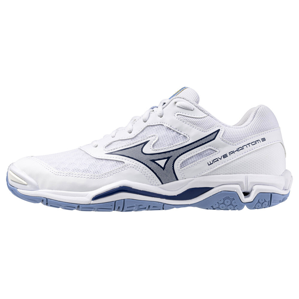 Pánská sálová obuv Mizuno  Wave PHANTOM 3 White/Bellwether Blue  EUR 42,5 - thumb (5)