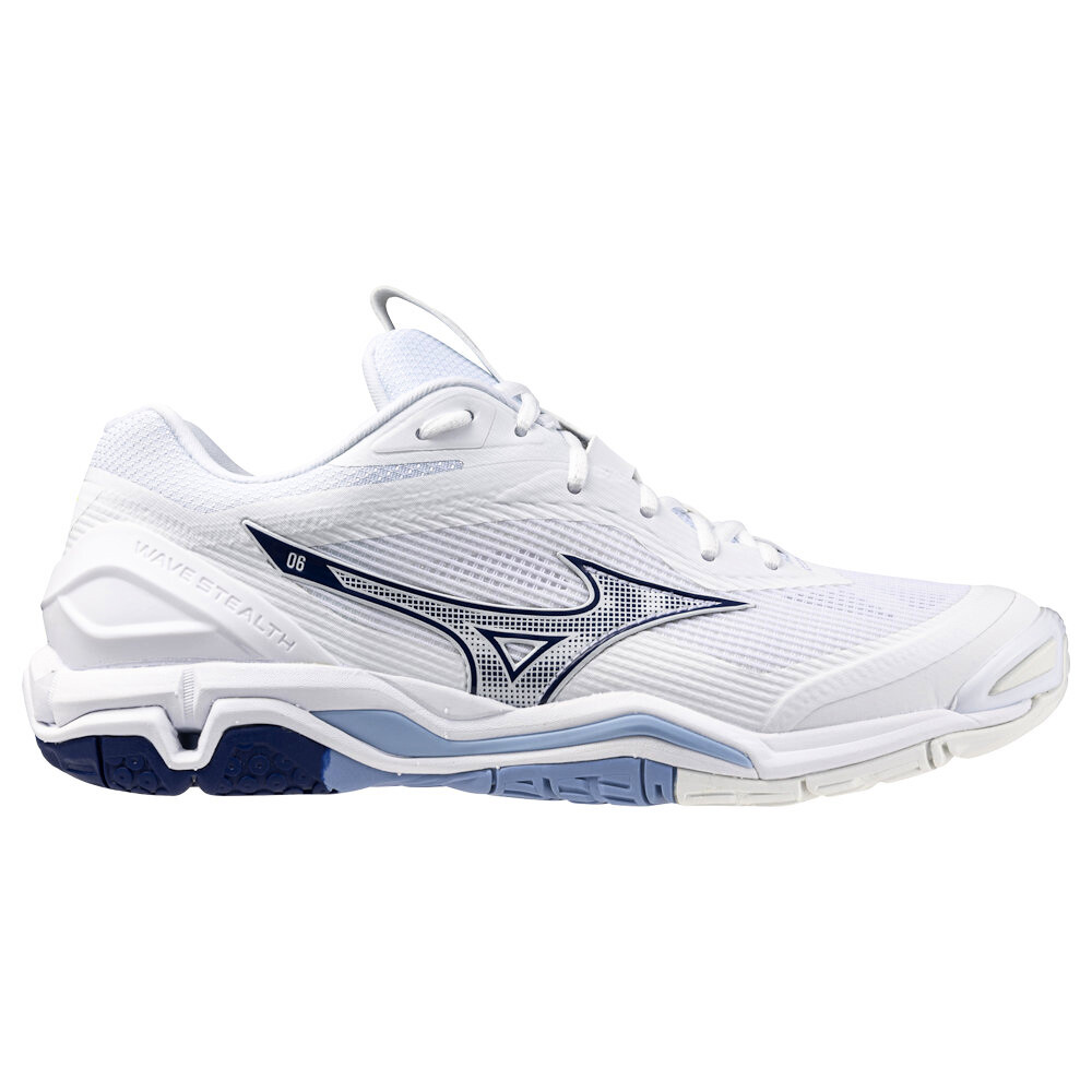 Product detail of Pánská sálová obuv Mizuno  Wave STEALTH 6 White/Bellwether Blue  EUR 44