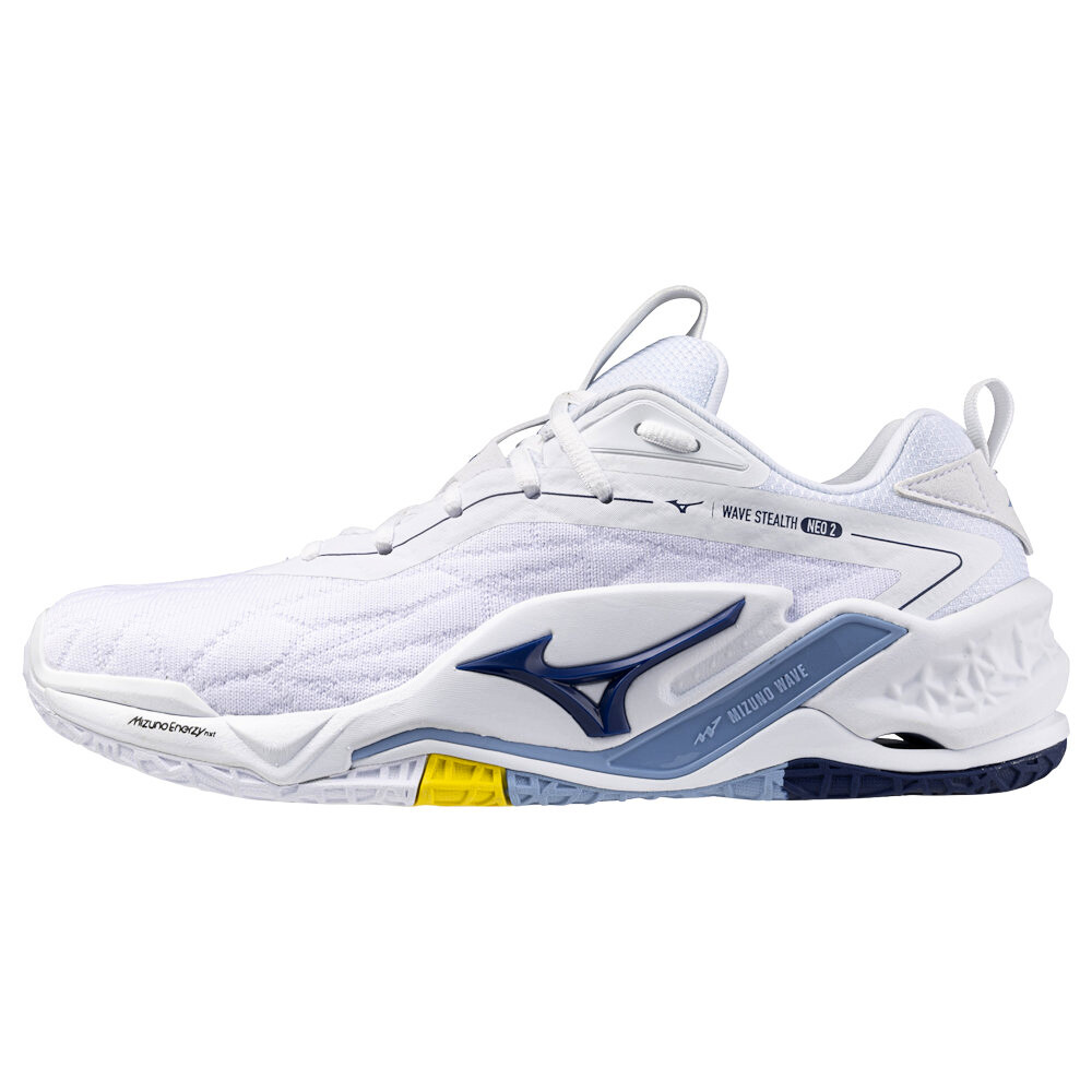 Pánská sálová obuv Mizuno  Wave STEALTH NEO 2 White/Bellwether Blue  EUR 51 - thumb (5)
