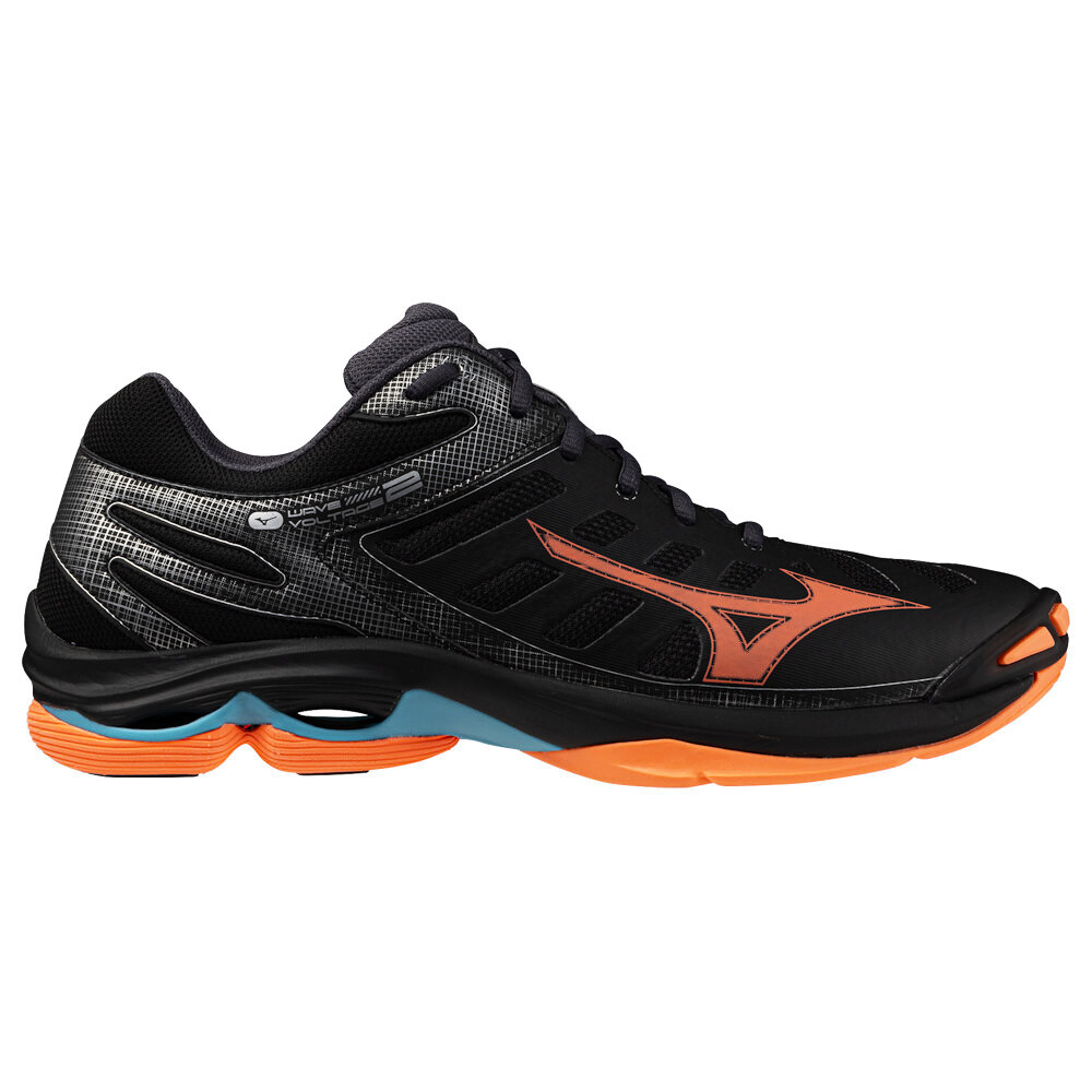 Product detail of Pánská sálová obuv Mizuno  Wave VOLTAGE 2 Black/Neon Flame  EUR 46,5