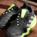 Pánská tenisová obuv adidas Barricade 13 M Clay Core Black/Lucid Lemon