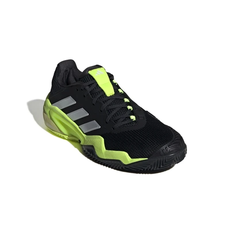 Pánská tenisová obuv adidas Barricade 13 M Clay Core Black/Lucid Lemon  EUR 43 1/3