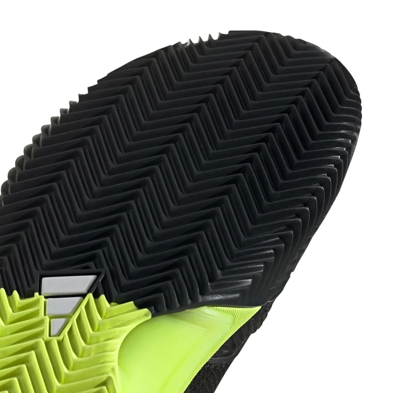 Pánská tenisová obuv adidas Barricade 13 M Clay Core Black/Lucid Lemon  EUR 43 1/3