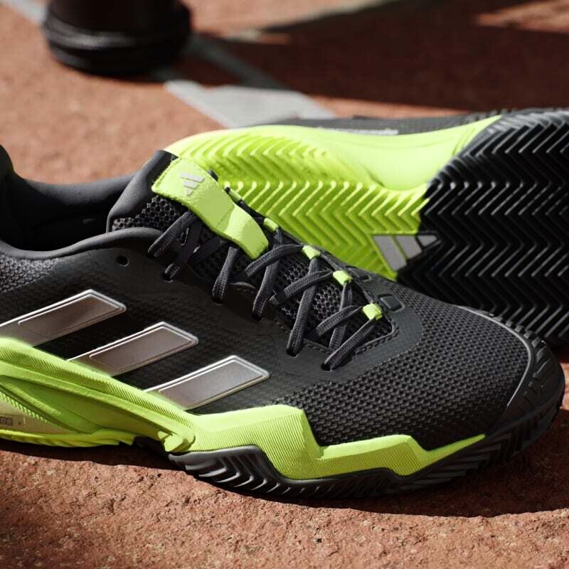 Pánská tenisová obuv adidas Barricade 13 M Clay Core Black/Lucid Lemon  EUR 41 1/3 - thumb (1)