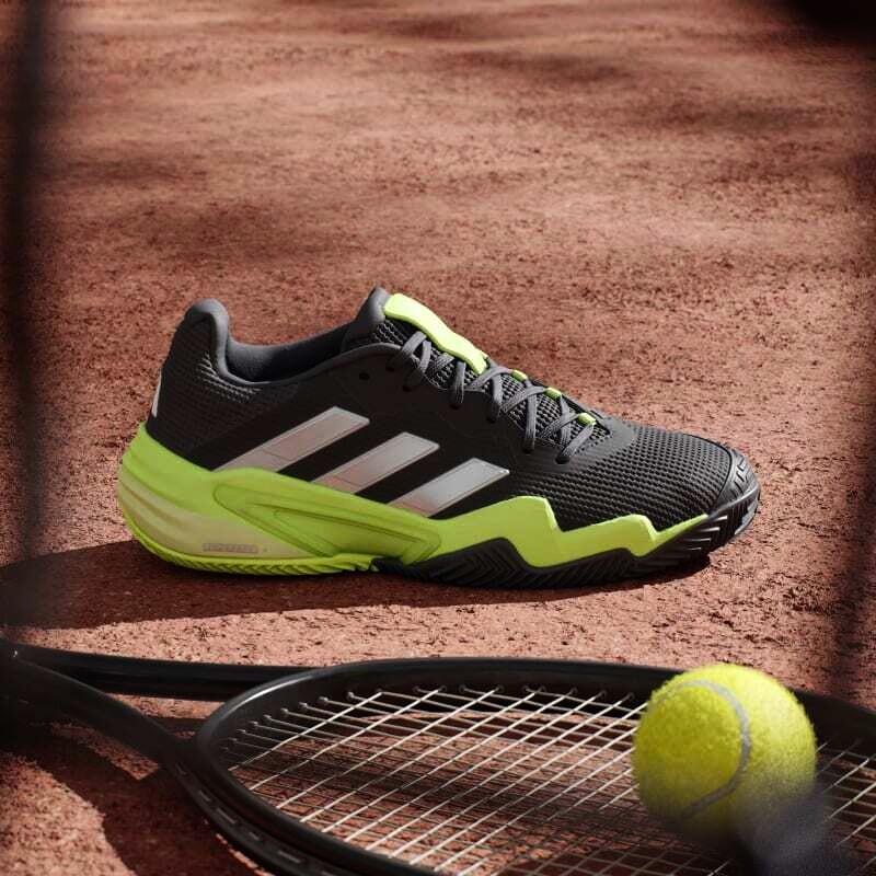 Pánská tenisová obuv adidas Barricade 13 M Clay Core Black/Lucid Lemon  EUR 41 1/3 - thumb (14)