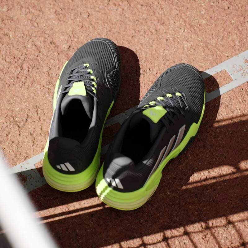 Pánská tenisová obuv adidas Barricade 13 M Clay Core Black/Lucid Lemon  EUR 41 1/3 - thumb (15)
