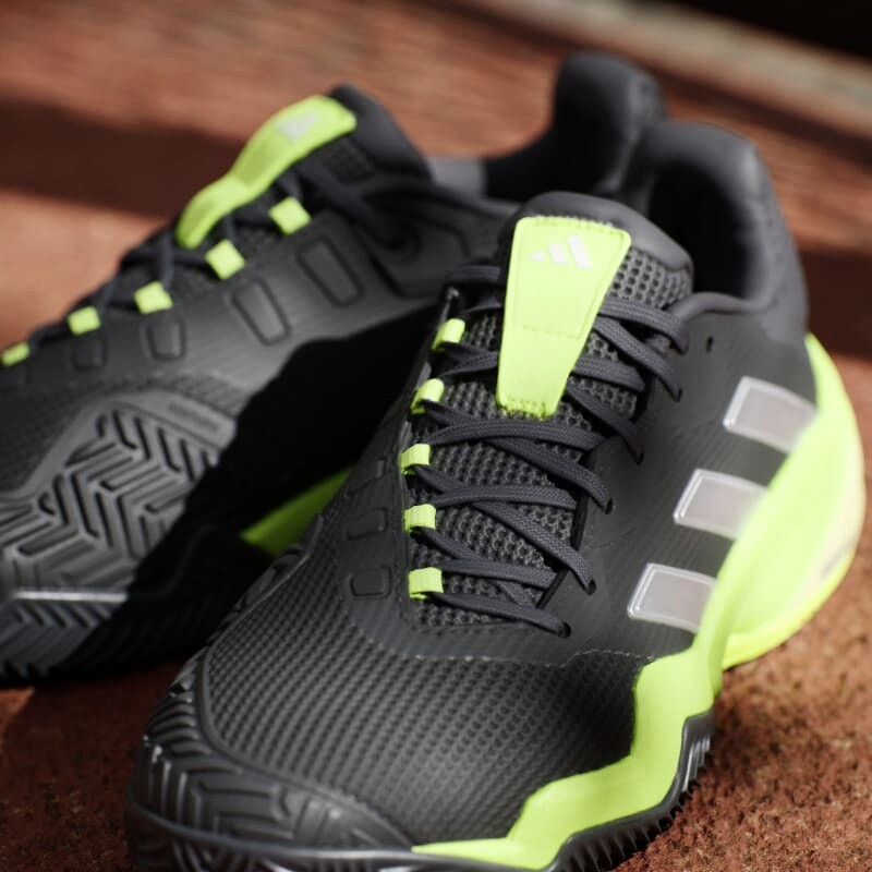 Pánská tenisová obuv adidas Barricade 13 M Clay Core Black/Lucid Lemon  EUR 41 1/3 - thumb (16)