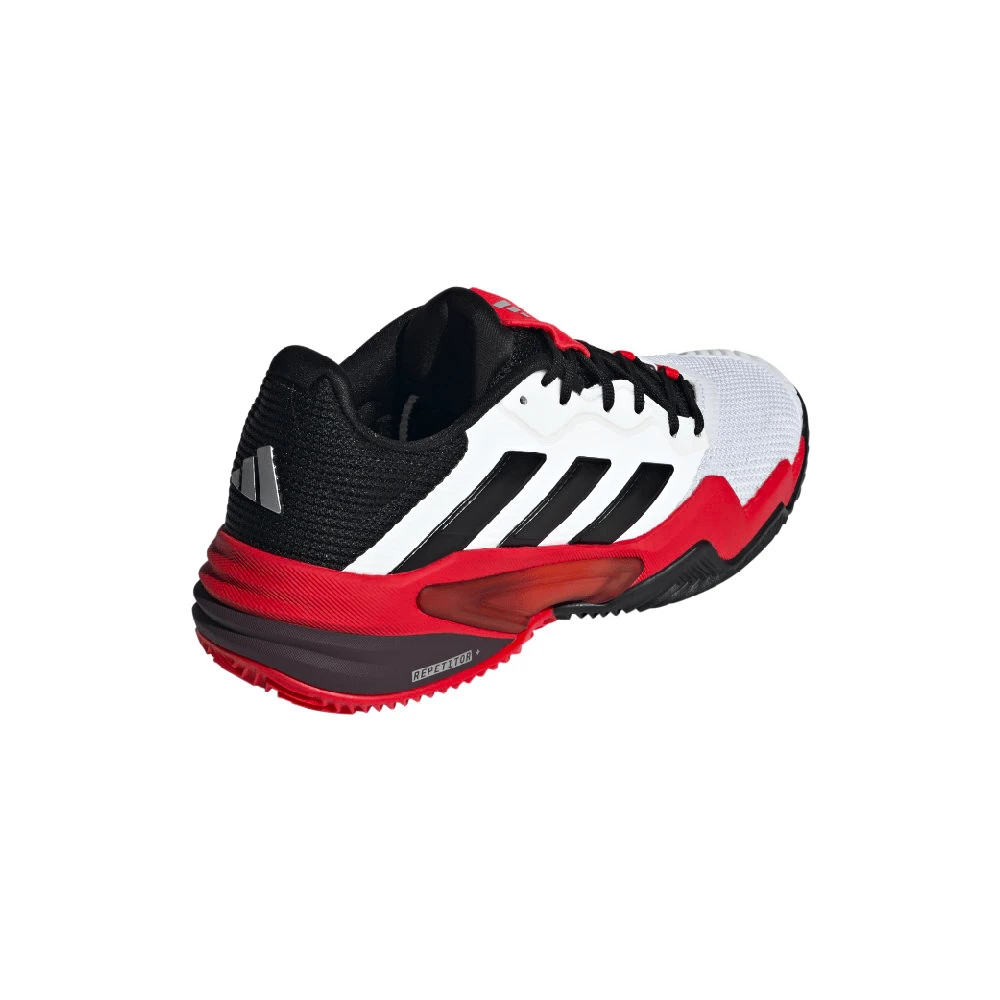 Pánská tenisová obuv adidas Barricade 13 M Clay White/Core Black