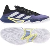 Pánská tenisová obuv adidas Barricade M Black Blue Met/White/Acid Yellow