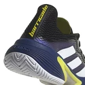 Pánská tenisová obuv adidas Barricade M Black Blue Met/White/Acid Yellow