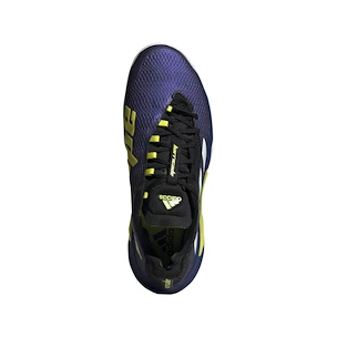 Pánská tenisová obuv adidas Barricade M Black Blue Met/White/Acid Yellow