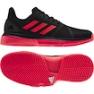 Pánská tenisová obuv adidas CourtJam Bounce Black/Red